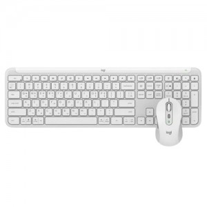 로지텍 시그니처 슬림 MK950 키보드 마우스 세트 정품 오프화이트