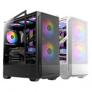 Antec Antec NX416L ARGB MESH 강화유리 (White)