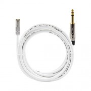 탑라인에이치디 HDTOP 3.5 to 5.5 스테레오 FM 메탈화이트 케이블 (5m, HT-TP3441)