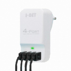 아이넷 34W 2.4A 4포트 여행용 충전기 LS-4U