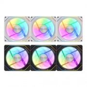 darkFlash darkFlash Gauss G24R 마그네틱 ARGB 리버스 (3팩, 화이트)