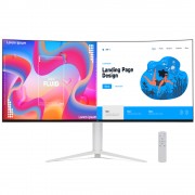 픽셀아트 픽셀아트 PIXELART PAQ3830W 화이트 나노IPS BLACK 커브드 WQHD+ 멀티스탠드