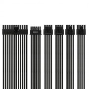 Segotep 튜닝 연장 슬리빙 케이블 모듈러 풀세트 (블랙)