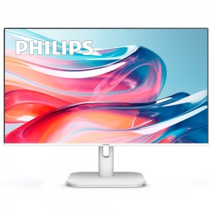 필립스 24E1N2100AW 120 시력보호 4면 보더리스 스피커 화이트 무결점