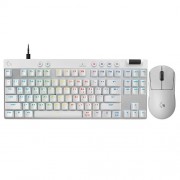 로지텍 로지텍 G PRO X SUPERLIGHT 2 + PRO X TKL RAPID 키보드 마우스 세트 (화이트) 씨알텍