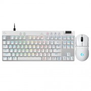 로지텍 로지텍 G PRO 2 LIGHTSPEED + PRO X TKL RAPID 키보드 마우스 세트 (화이트) 씨알텍