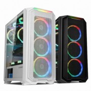앱코 SUITMASTER 340S 레베카 강화유리 스펙트럼 RGB HALO 화이트