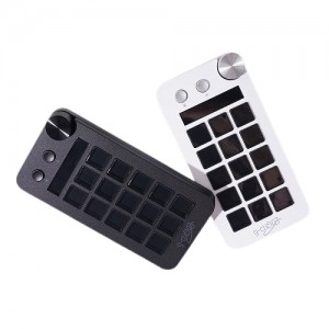 지클릭커 스트림덱 SD16 멀티미디어 에디터 화이트