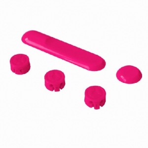 라인업시스템 LANSTAR 60103 마그네틱 케이블 홀더 핑크 1개