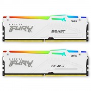 킹스톤 FURY DDR5-6000 CL30 Beast RGB 화이트 패키지 코잇 (64GB(32Gx2))