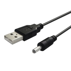 대원TMT USB 전원 케이블 3.5x1.3mm 1.2m DW-UP3513