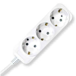 멀티탭코리아 탭스온 3구 10A 일반 접지 멀티탭 1.5m